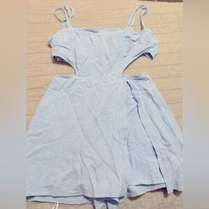 COPY - Baby blue romper dress